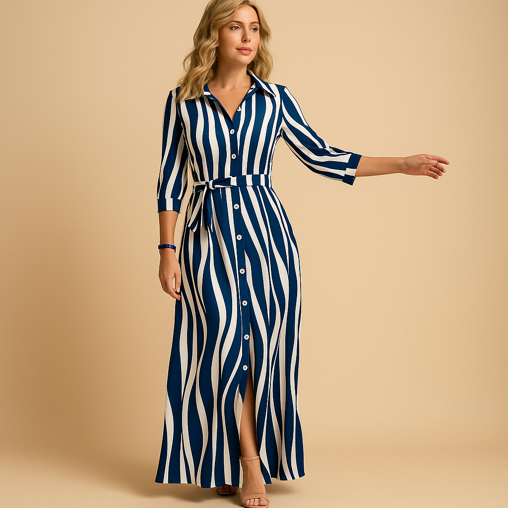 Long summer dress for women with a loose fit and lightweight fabric, available in stylish colors and prints, perfect for casual or elegant summer occasions.
